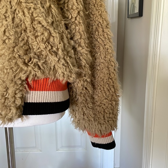 Free People High In The Sky Bomber Teddy Jacket - Picture 4 of 12